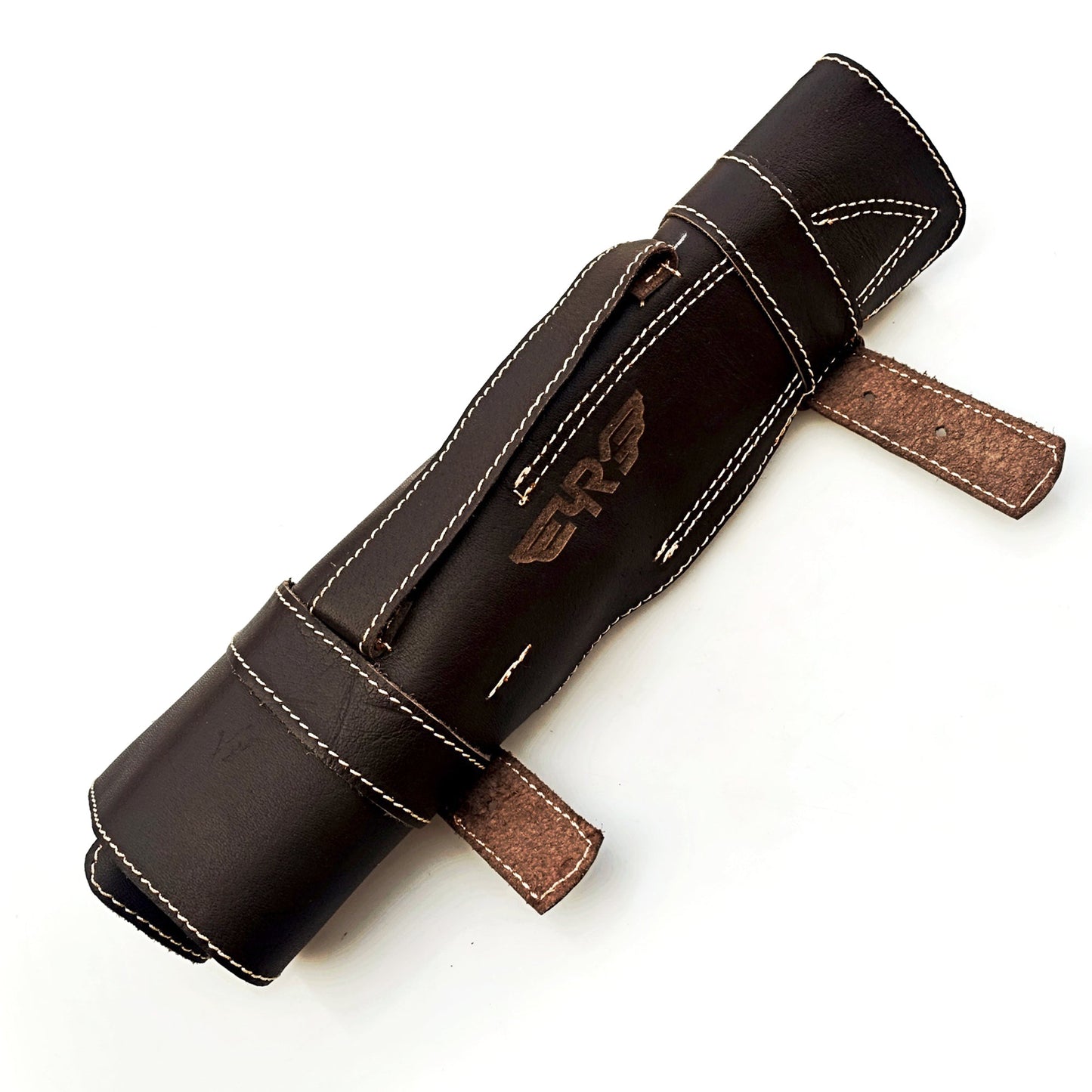 Ruddock Bros leather pouch with Flying R logo with wings Ruddock El Paso Texas