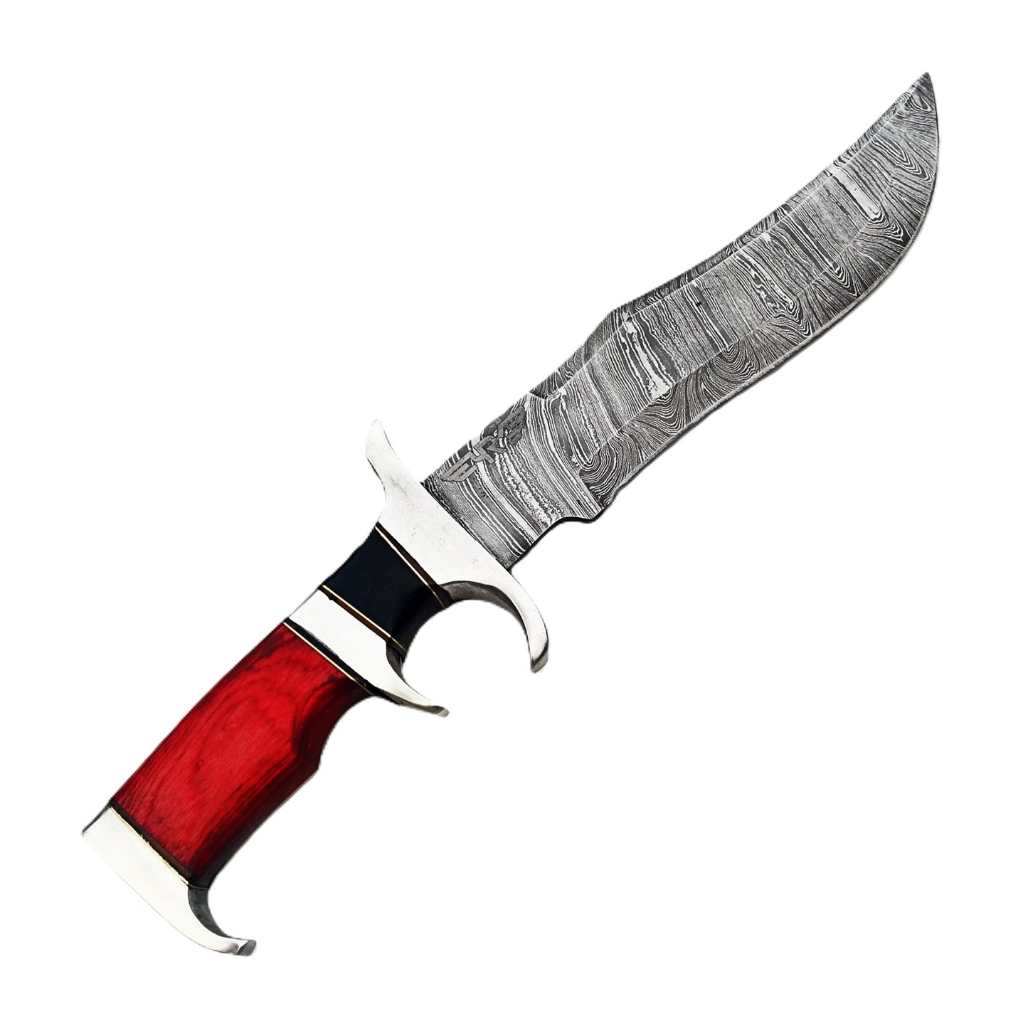 The Buccaneer Bowie Knife - Fixed Blade - Damascus Steel