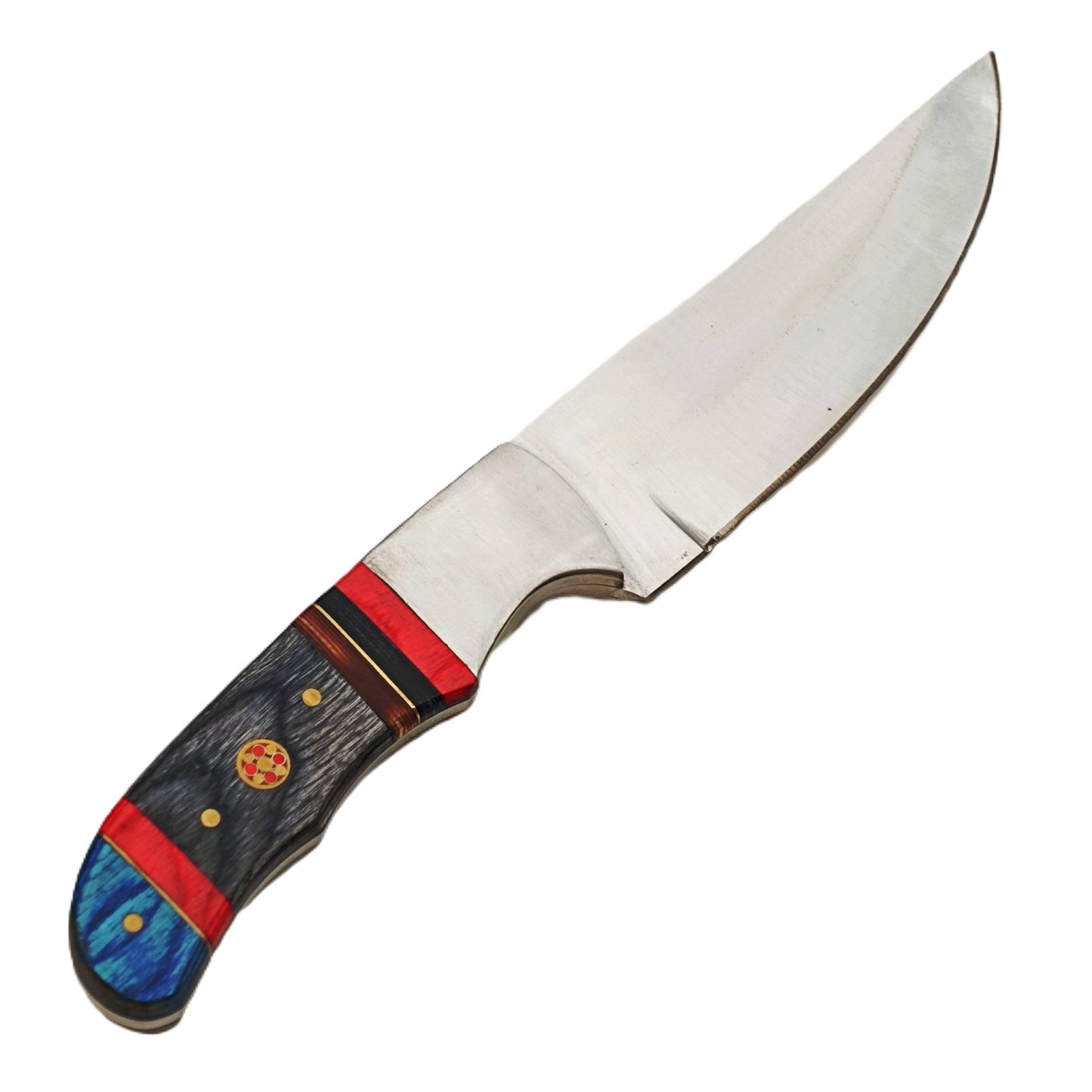 Regal steak knife set by Ruddock Bros with stainless steel blade and colorful hardwood handles