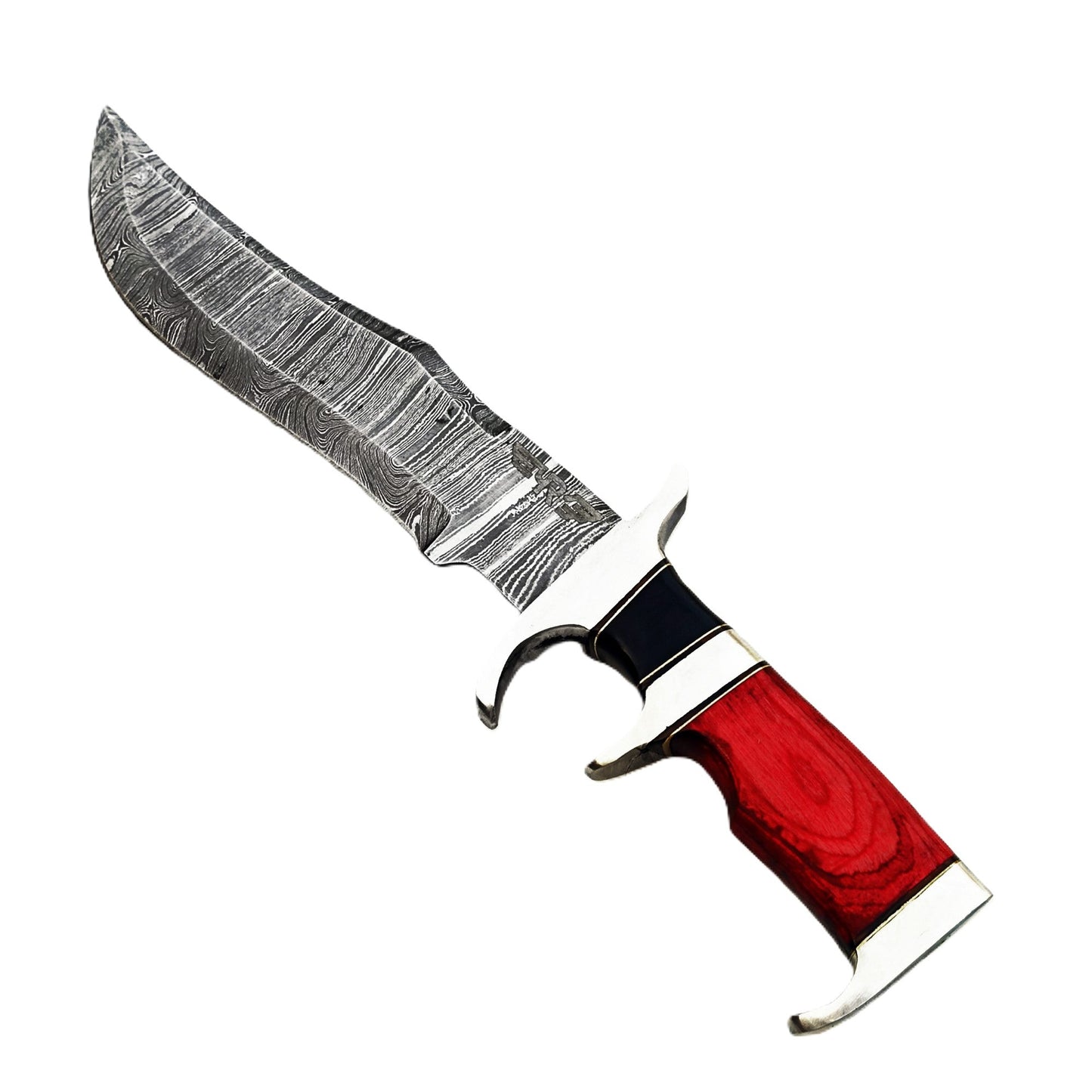 The Buccaneer Bowie Knife - Fixed Blade - Damascus Steel