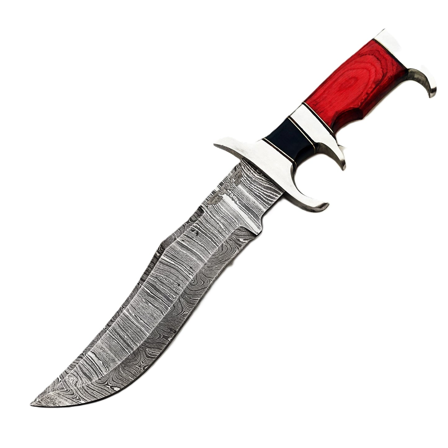 The Buccaneer Bowie Knife - Fixed Blade - Damascus Steel