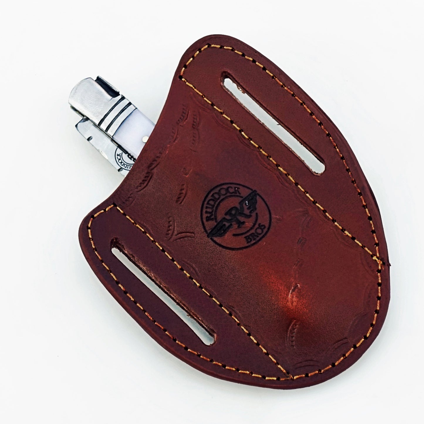 Monsignor Rugby Red Stripe Folding Knife - Stainless Steel