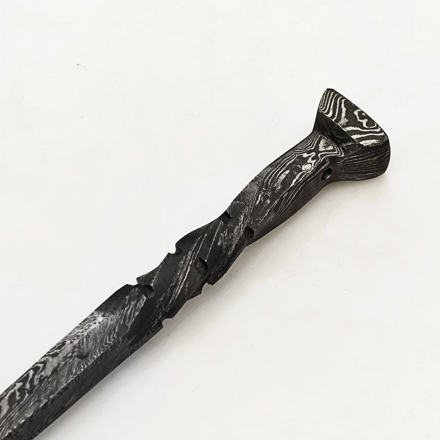 24" Damascus Steel Meat Fork by Ruddock Bros El Paso Texas USA Ruddock Shirts