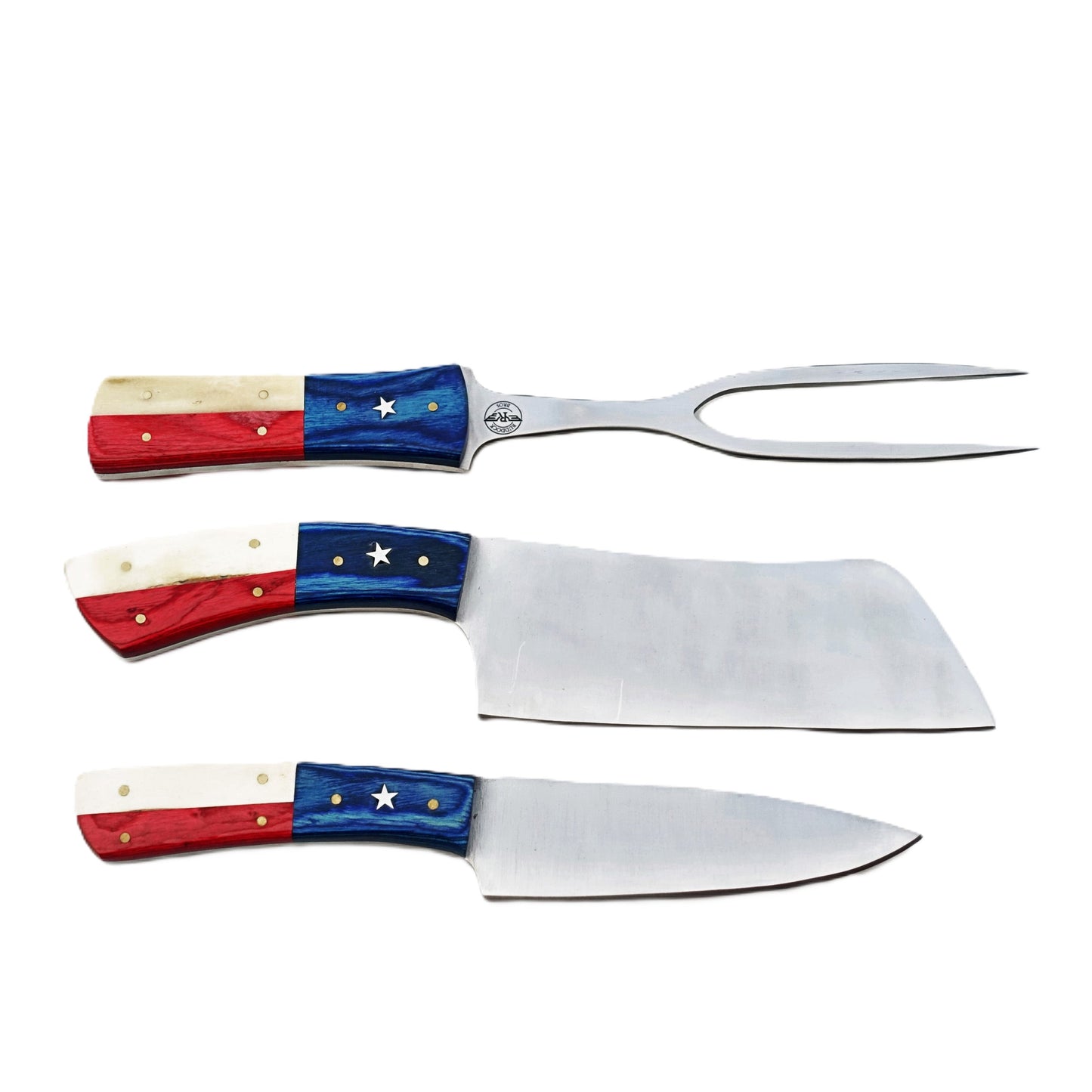 Lone Star Carving Set - Stainless Steel - 12"