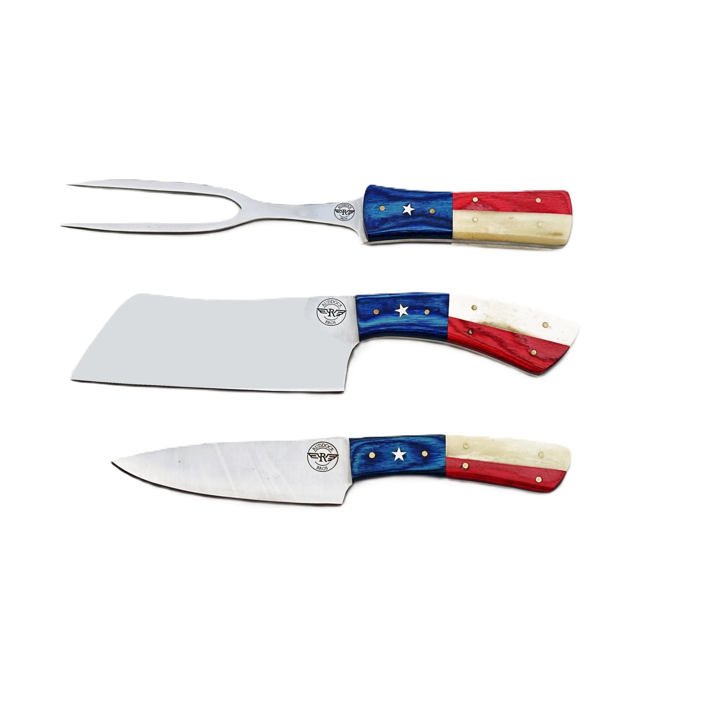 Lone Star Carving Set - Stainless Steel - 12"