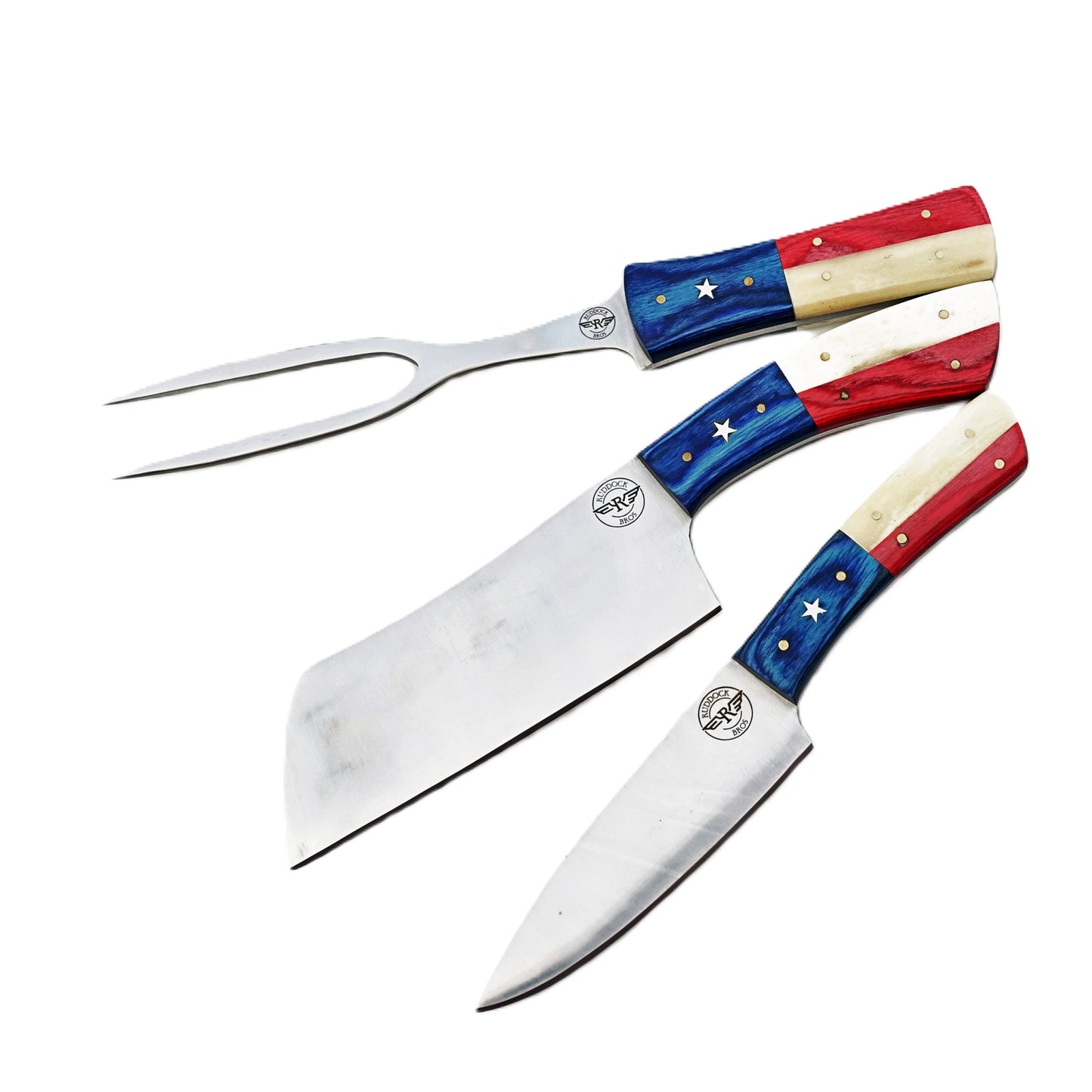 Lone Star Carving Set - Stainless Steel - 12"