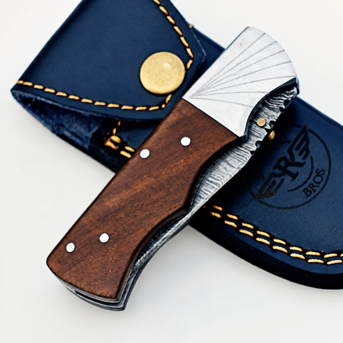 Wally Folding Knife Damascus – Premium Sharp EDC Pocket Blades