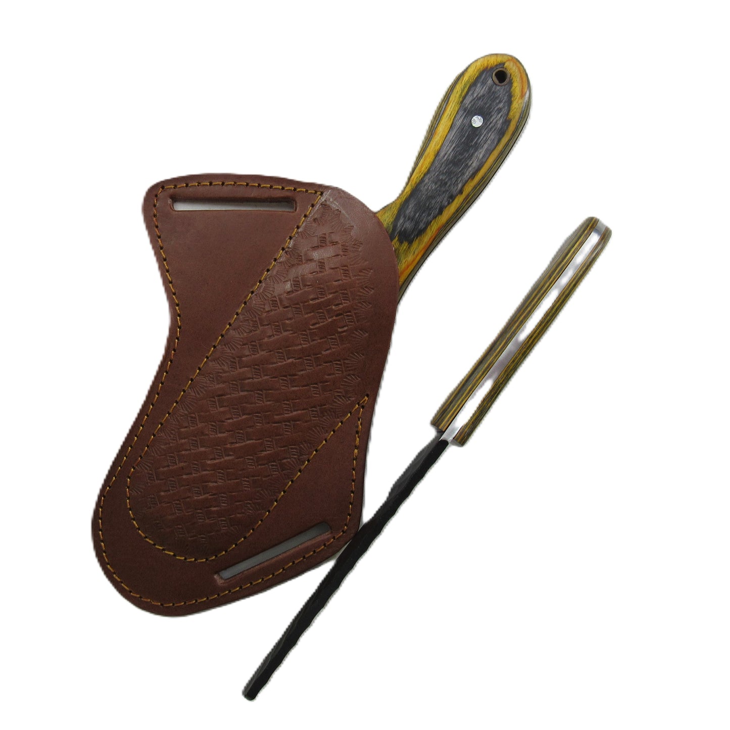 Steelhorn Utility Bull Knife - Fixed Blade - Blackened Steel