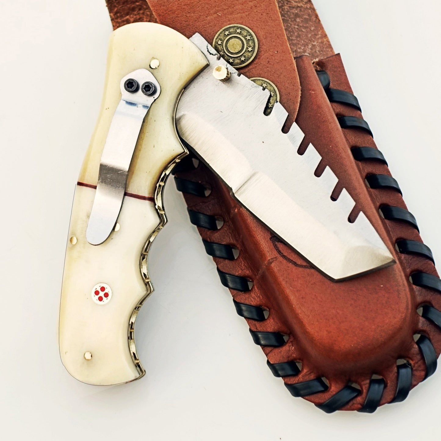 The Great White Utility Folding Knife - Stainless Steel