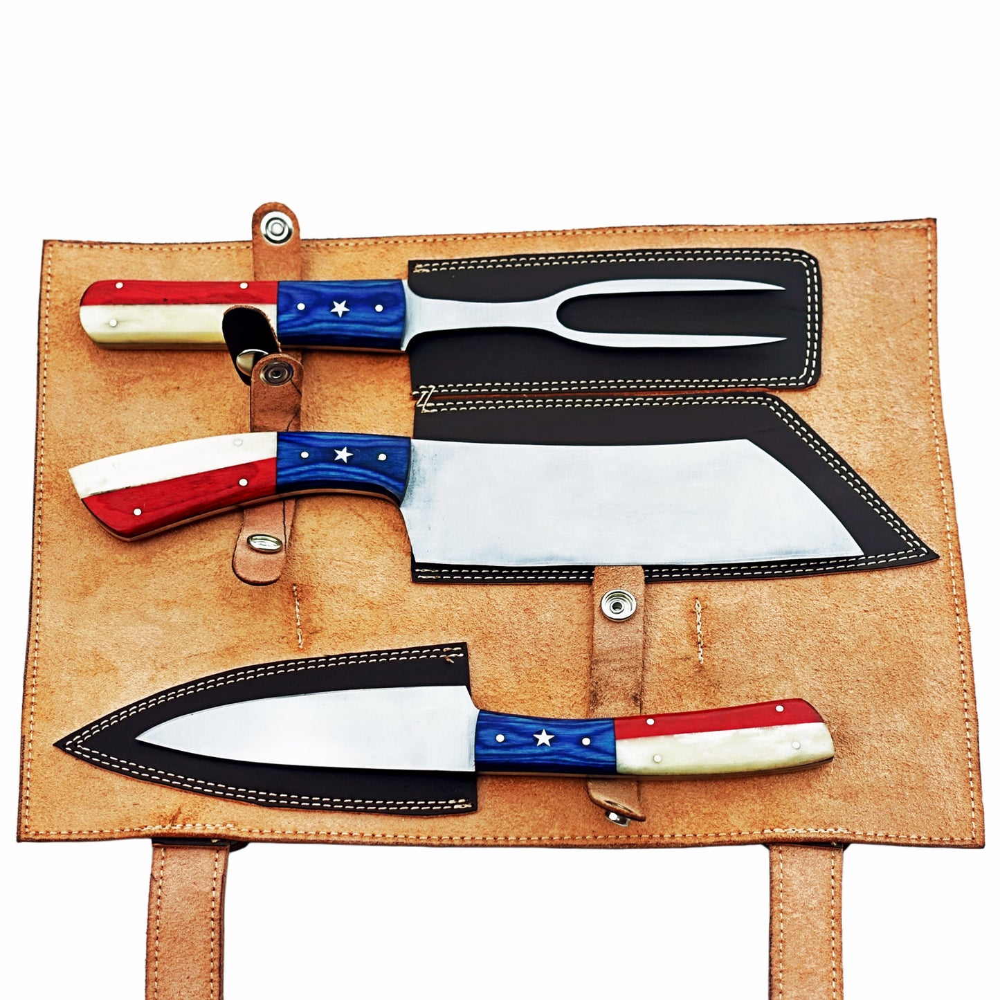 Lone Star Carving Set - Stainless Steel - 12"