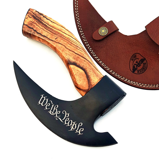 We the People Pizza Axe - Black Carbon Steel