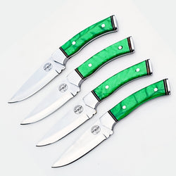 The Shamrock Steak Knife 4 Piece Set - Stainless Steel - 9"