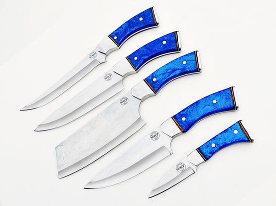 Sapphire 5 Piece Chef Set - Polished Stainless