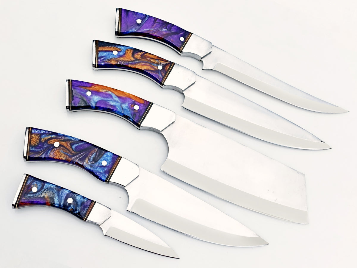 Opal 5 Piece Chef Set - Polished Stainless