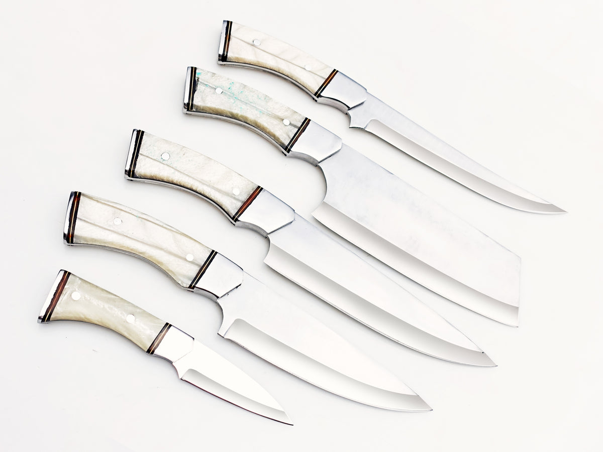 Pearl 5 Piece Chef Set - Polished Stainless