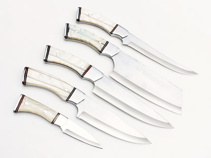 Pearl 5 Piece Chef Set - Polished Stainless