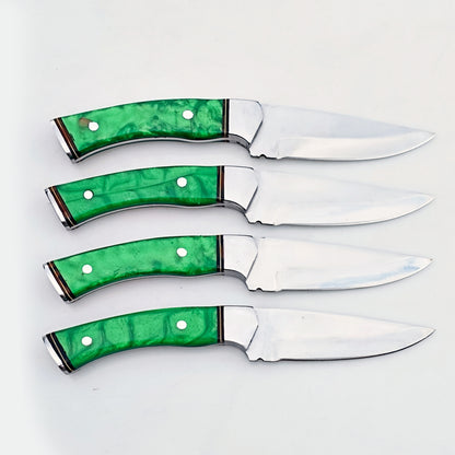 The Shamrock Steak Knife 4 Piece Set - Stainless Steel - 9"
