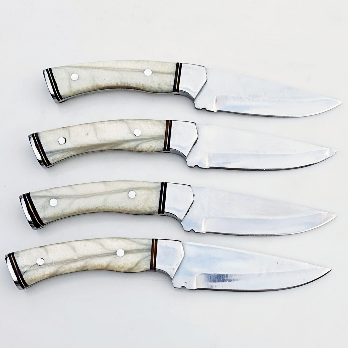 Pearl Steak Knife 4 Piece Set - Stainless Steel - 9"