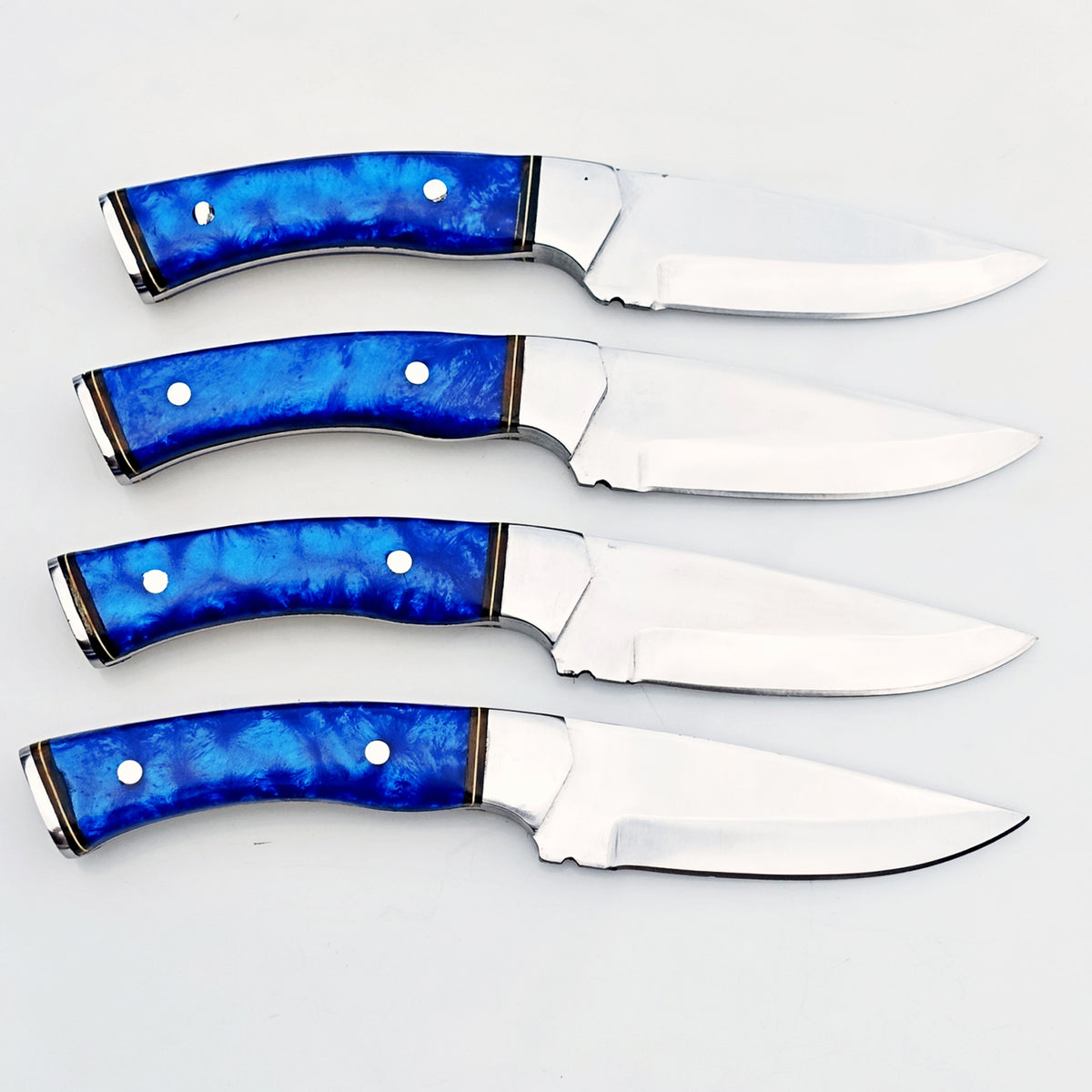 The Sapphire Steak Knife 4 Piece Set - Stainless Steel - 9"