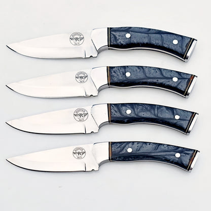 The Onyx Steak Knife 4 Piece Set - Stainless Steel - 9"
