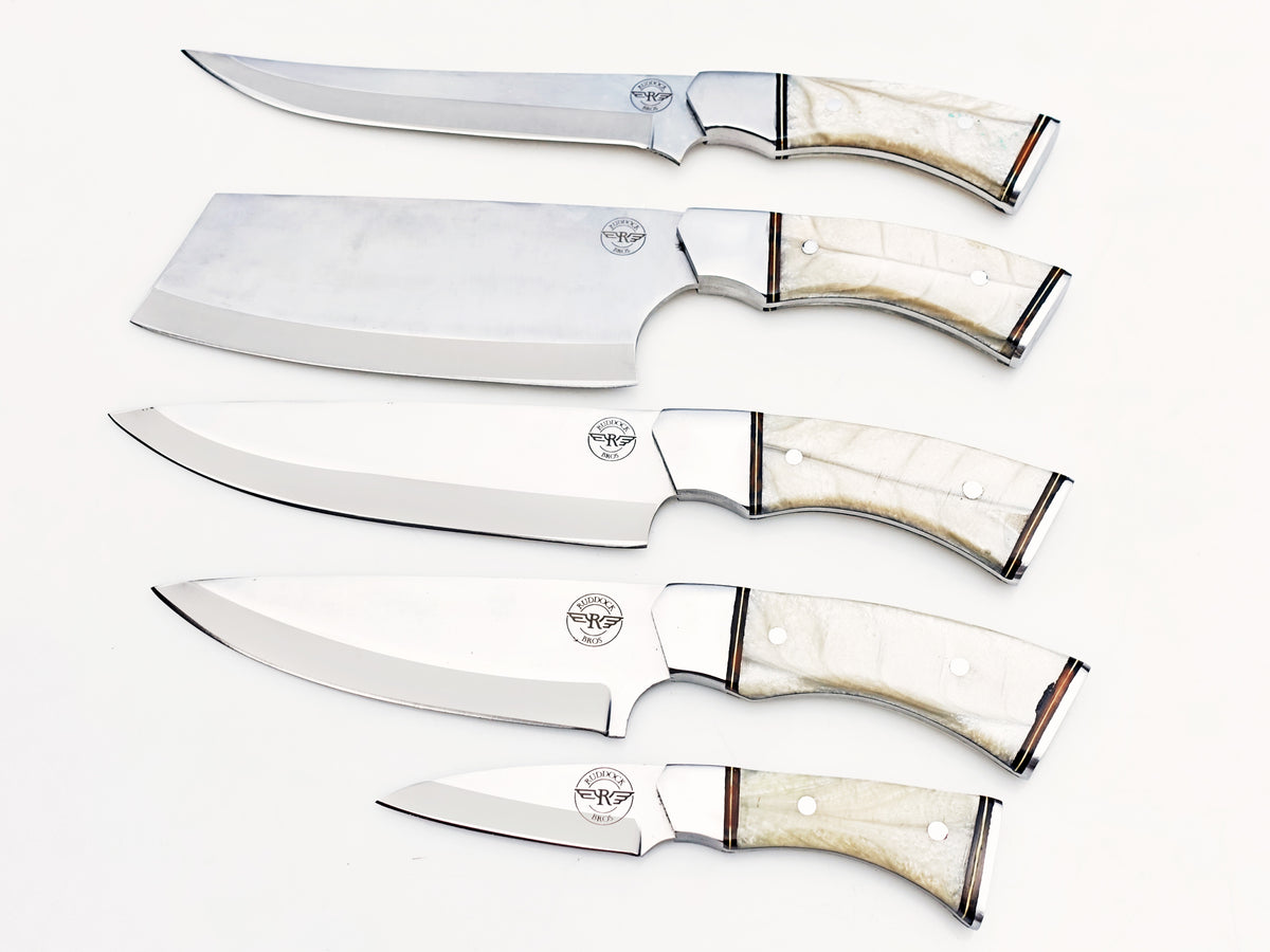 Pearl 5 Piece Chef Set - Polished Stainless