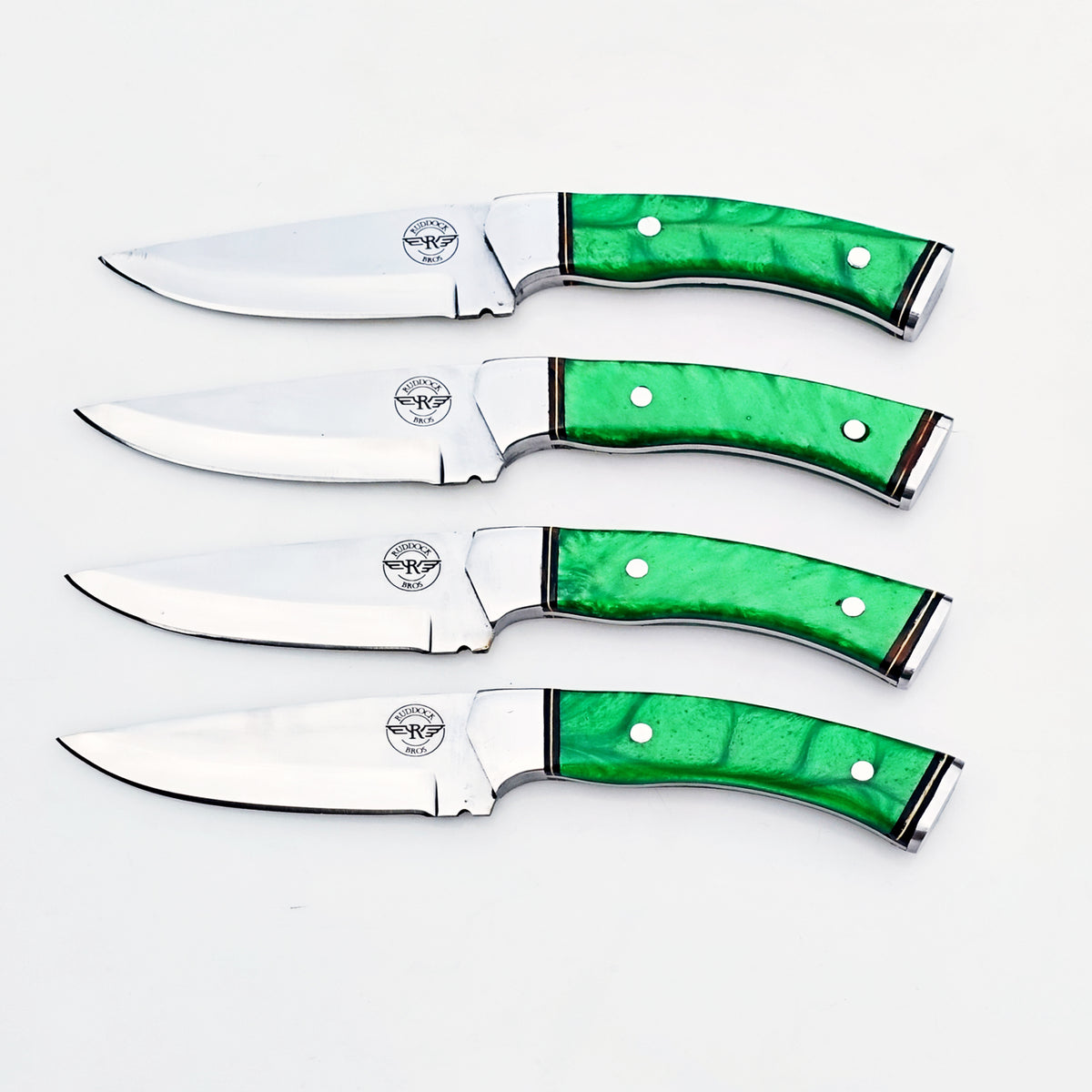 The Shamrock Steak Knife 4 Piece Set - Stainless Steel - 9"