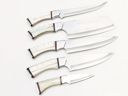 Pearl 5 Piece Chef Set - Polished Stainless