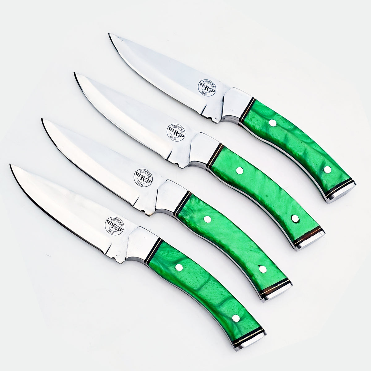 The Shamrock Steak Knife 4 Piece Set - Stainless Steel - 9"