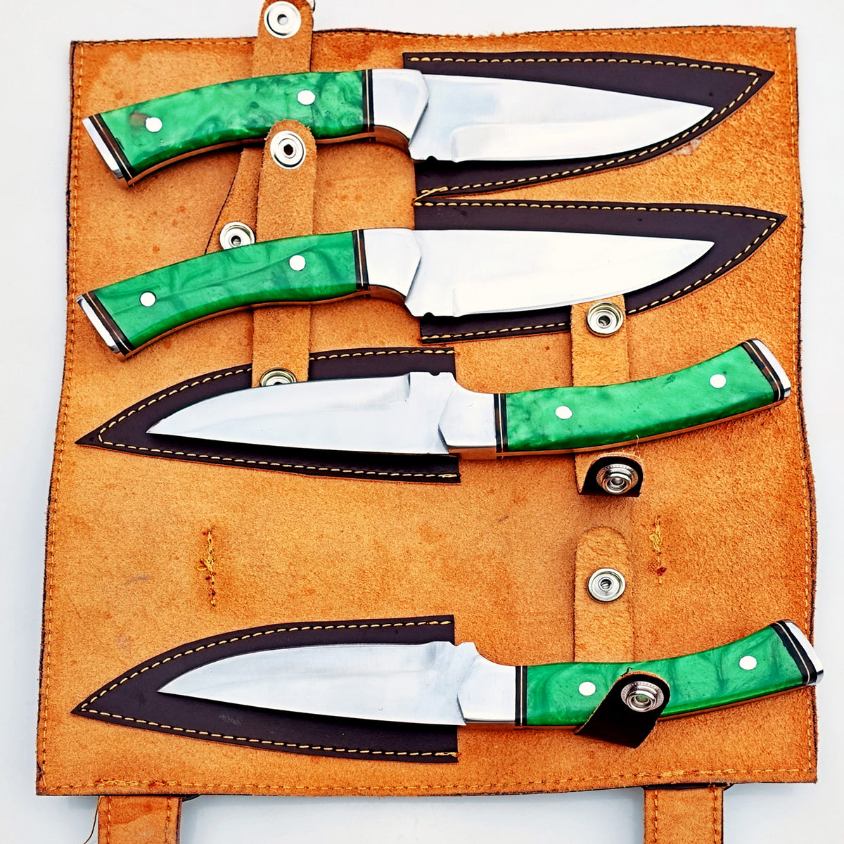 The Shamrock Steak Knife 4 Piece Set - Stainless Steel - 9"