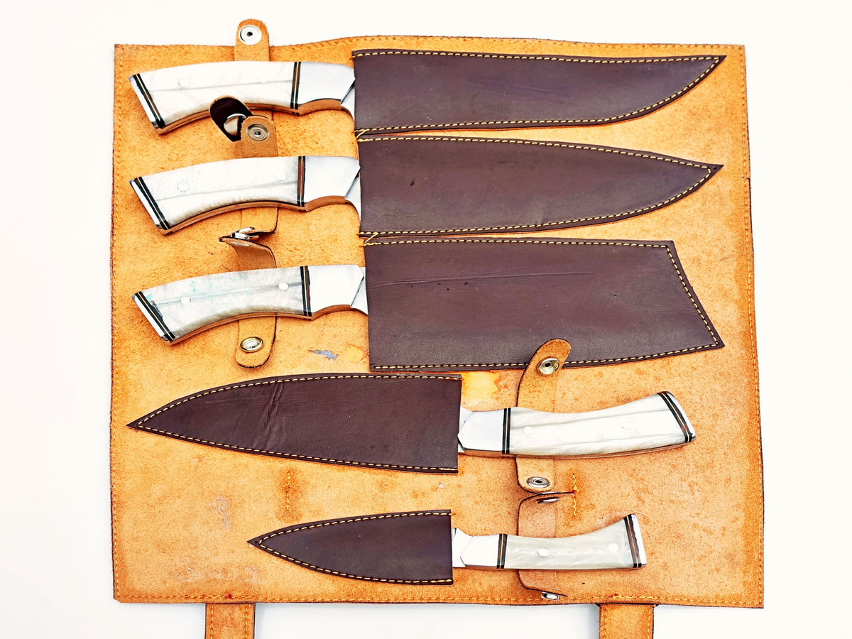 Pearl 5 Piece Chef Set - Polished Stainless