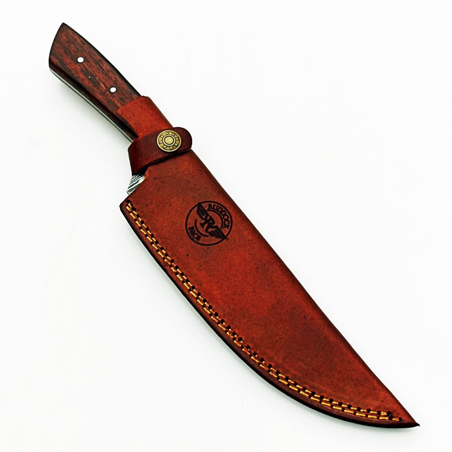 Rosewood Chef Knife - Damascus Steel - 12"