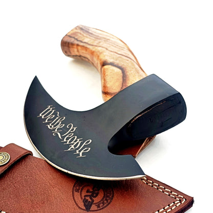We the People Pizza Axe - Black Carbon Steel