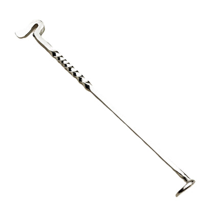 Ruddock Bros pigtail meat flipper with bottle opener 17" stainless steel