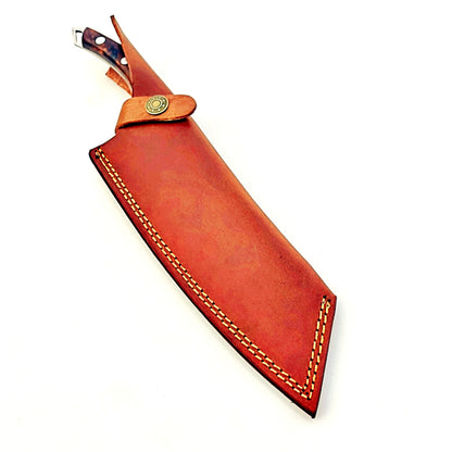 Rosewood Cleaver - Stainless Steel