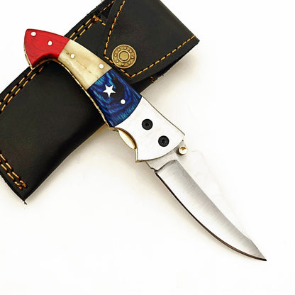 The Patriot Tiburon Folding Knife - Stainless Steel