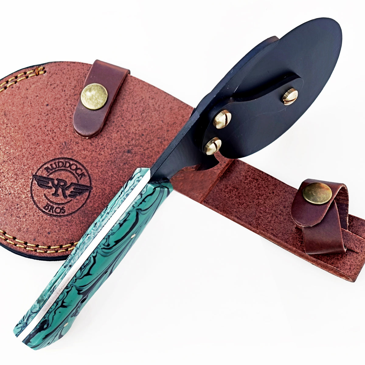 Native Pizza Cutter -Resin and Black Carbon Steel