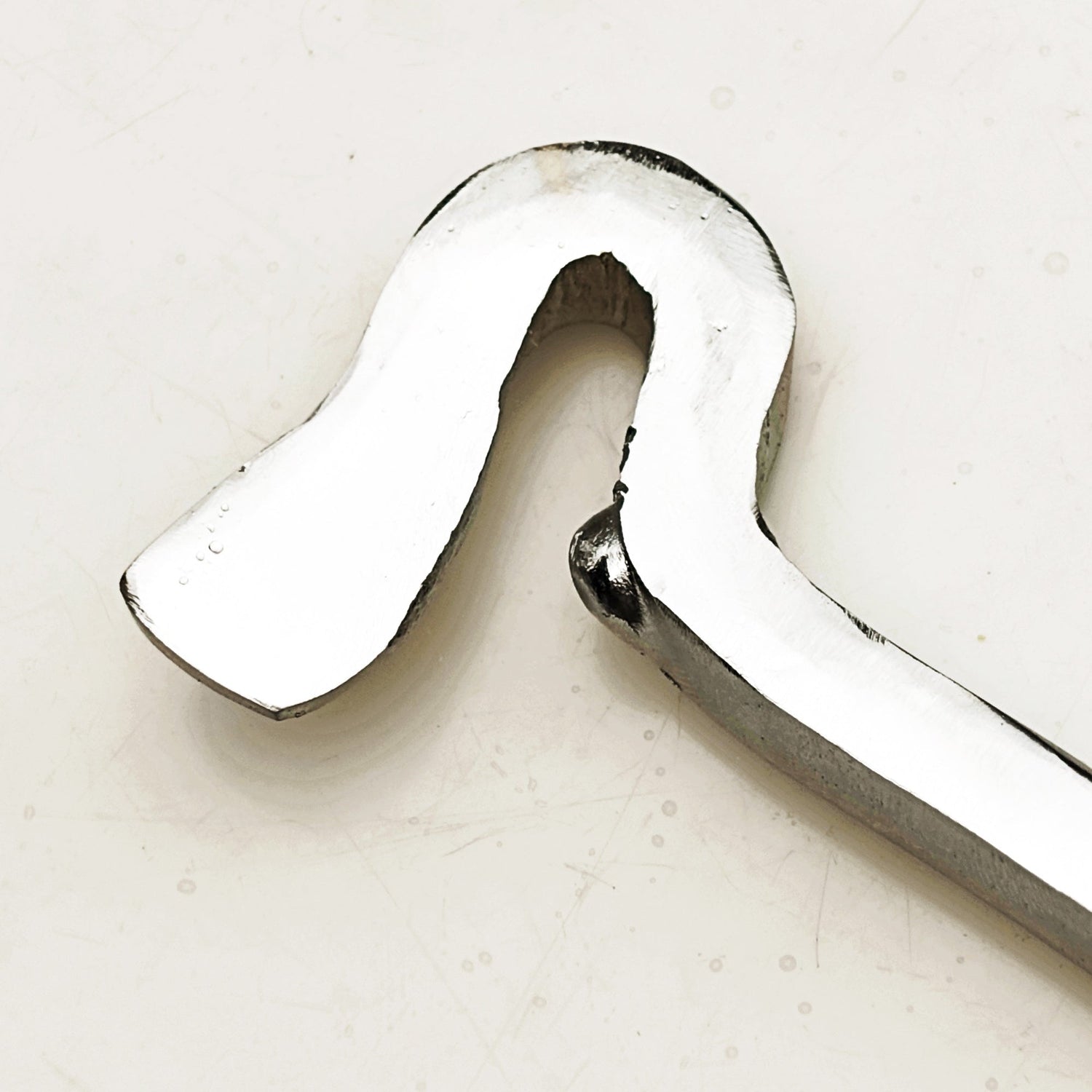 Ruddock Bros pigtail meat flipper with bottle opener 17" stainless steel