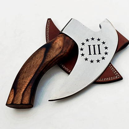 Three Percent Pizza Axe - Stainless Steel