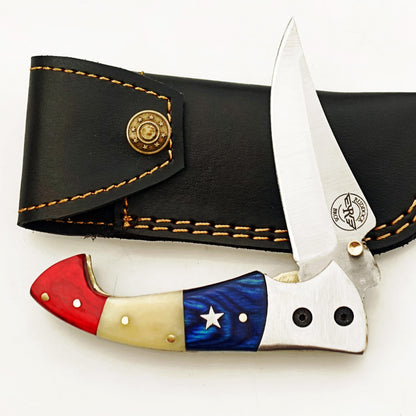 The Patriot Tiburon Folding Knife - Stainless Steel