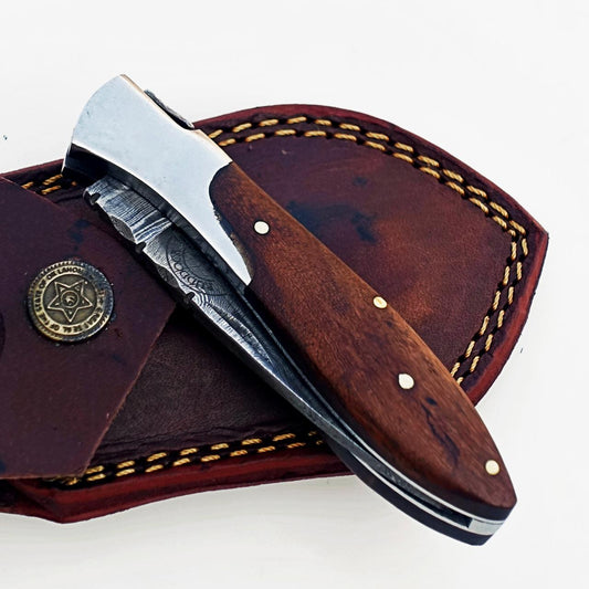 The Slugger Walnut - Damascus Steel