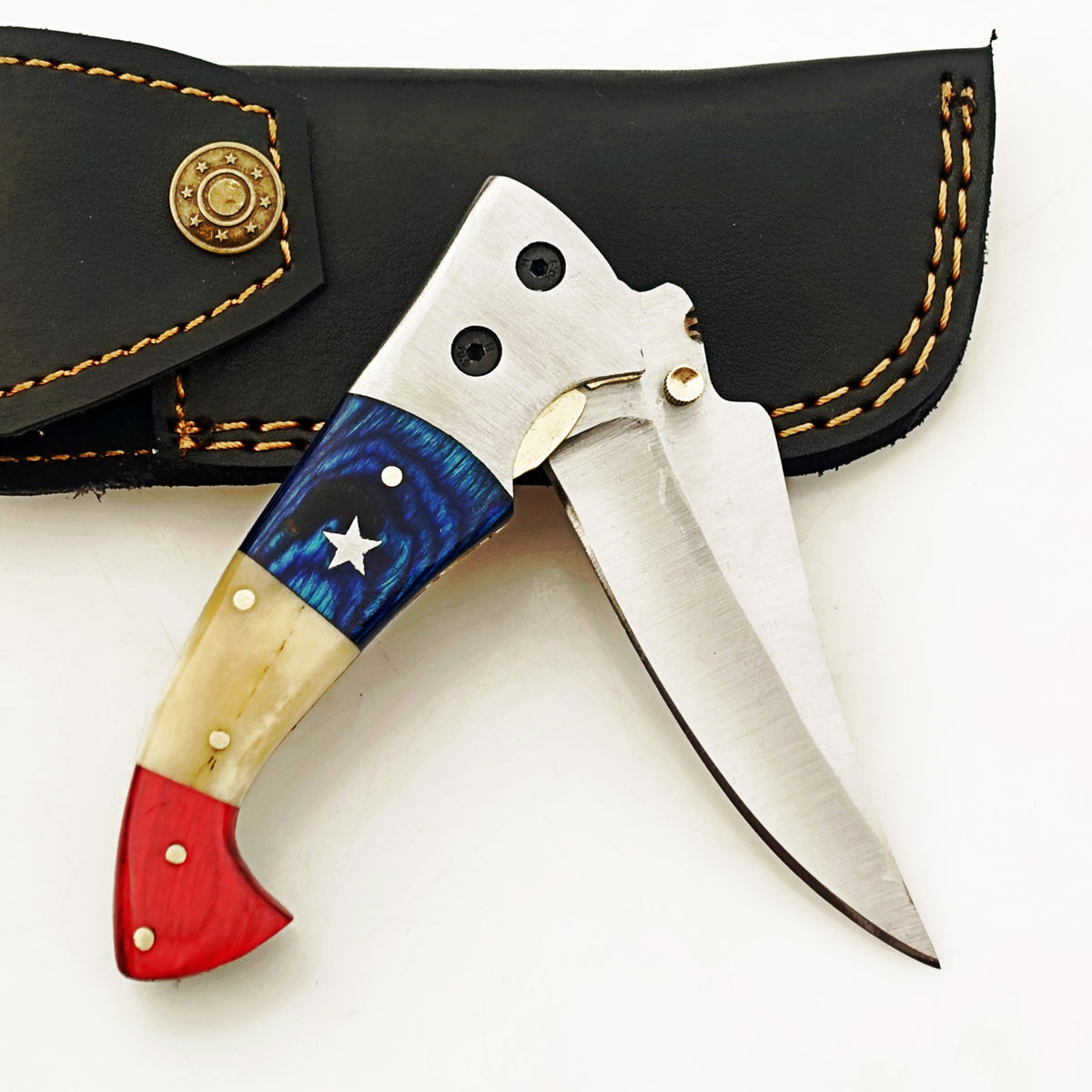 The Patriot Tiburon Folding Knife - Stainless Steel
