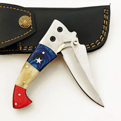 The Patriot Tiburon Folding Knife - Stainless Steel