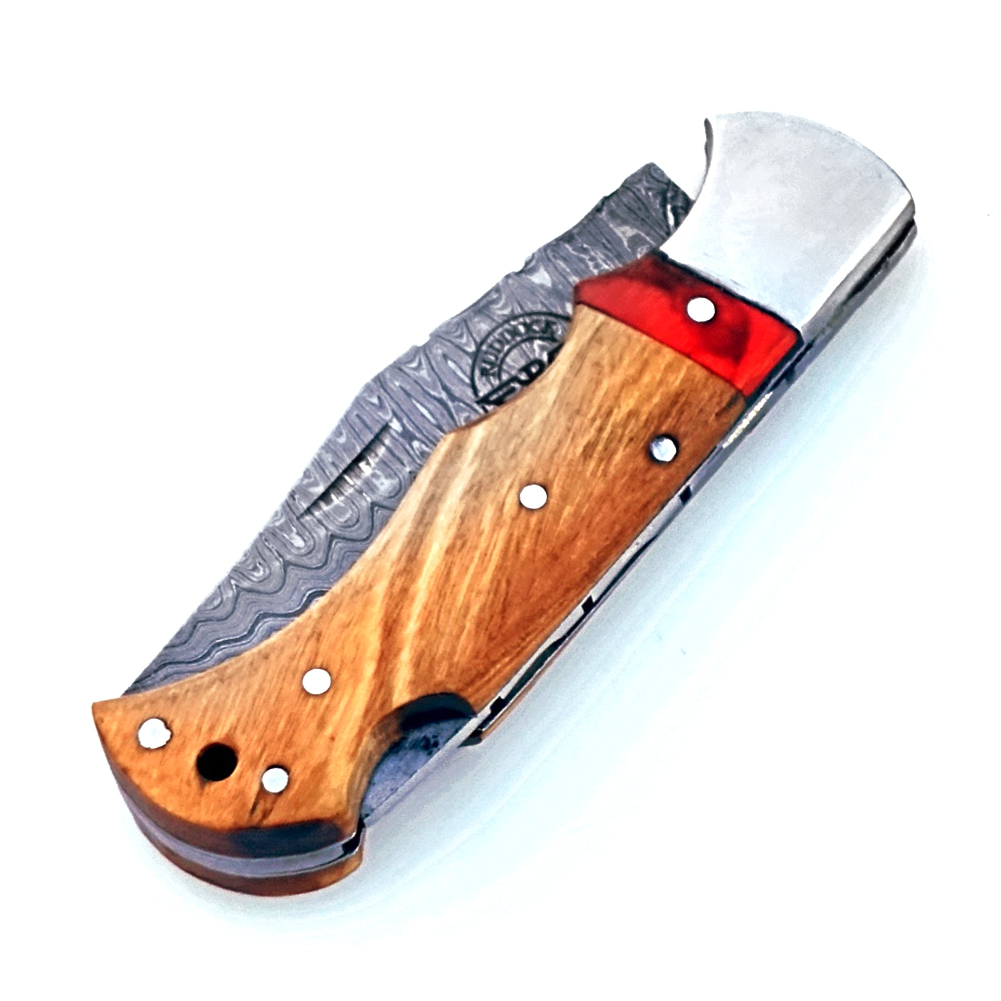 Damascus Steel Folding Knife – Portable Premium EDC Tool