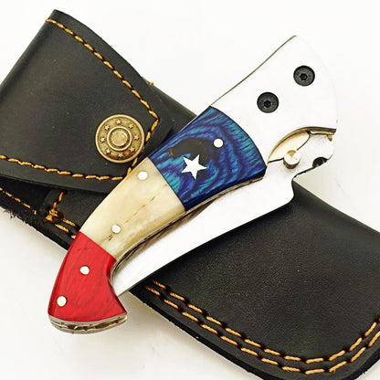 The Patriot Tiburon Folding Knife - Stainless Steel