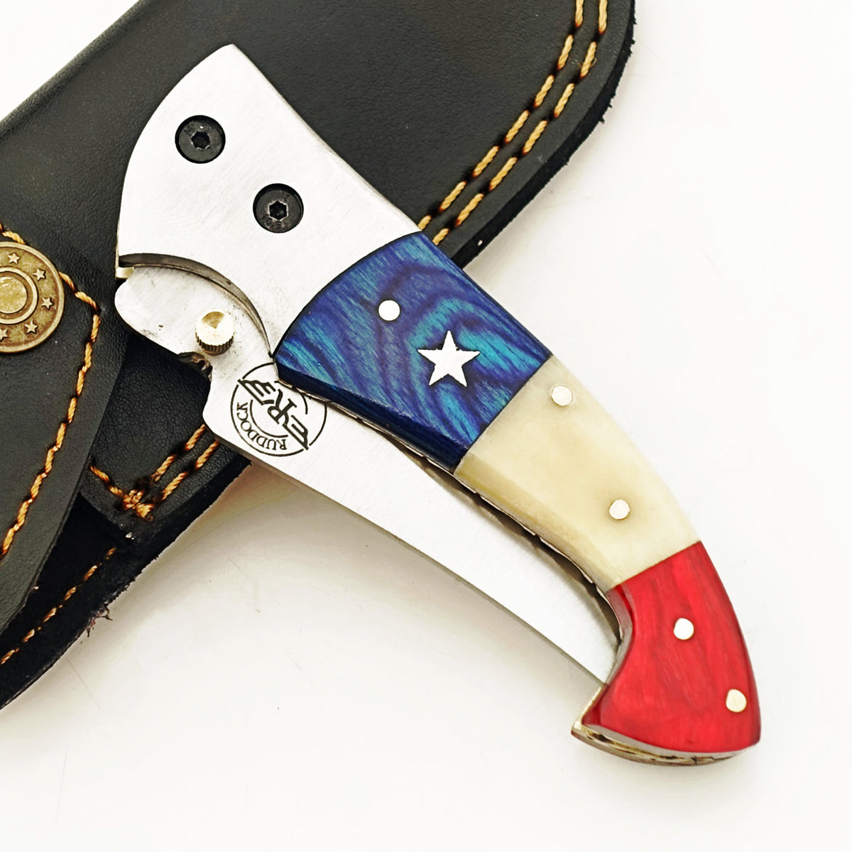 The Patriot Tiburon Folding Knife - Stainless Steel