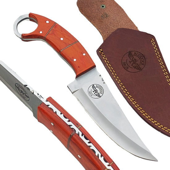 The Longhorn - Ring Handle Utility Knife - Stainless Steel