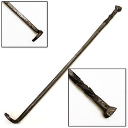 20" Pigtail Meat Flipper - Damascus Steel