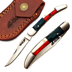 Lone Star Slim - Folding Pocket Knife - Stainless Steel