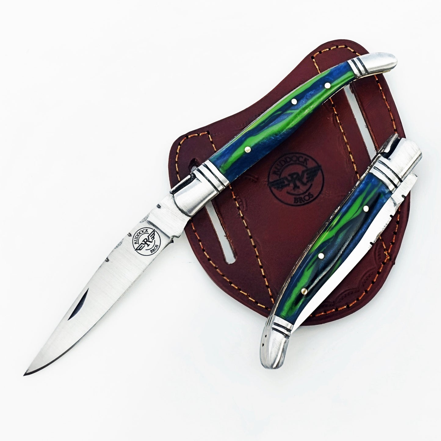 Monsignor Peacock Folding Knife - Stainless Steel