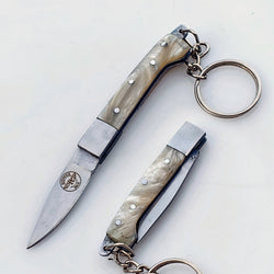 Little Lamb Slim - Folding Keychain Pocket Knife -Stainless Steel